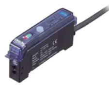 Keyence FS-T1P Fiber Amplifier, Cable Type, Main Unit, PNP, Red LED