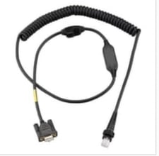 Keyence HR-1C3RC Communication Cable for HR-100 Series, RS-232C, Curl Type, 3 m