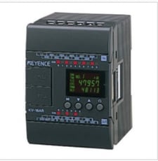 Keyence KV-16DR PLC, Base Unit, DC Type, 10 Inputs and 6 Relay Outputs