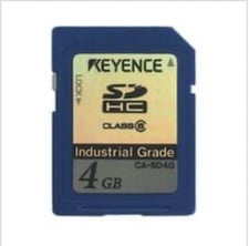 Keyence CA-SD4G SD Card 4 GB, SDHC Industrial Spec for 2D/3D Laser Profiler