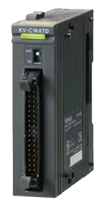 Keyence KV-C16XTD 16/16-Point Connector MOSFET (Sink) w/Overcurrent Protection