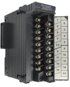 Keyence #KV-B16RC, 16-Point Screw Terminal Block, Relay Output