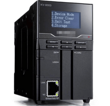 Keyence KV-8000 Programmable Logic Controller w/ Built-In Operation Recorder