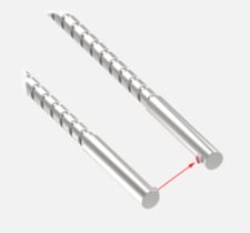 Banner IA1.53SMTA 21056 Glass Fiber Opposed Mode Sensor, .91 m Long, 2.29 mm Dia