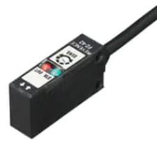 Keyence PZ-42 Built-In Amp Photoelectric Sensor, Square Reflective Cable, NPN