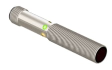 Banner M12PFF25QMA20 12357 M12 Series Metal Photoelectric Sensor, 12mm Mount