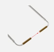 Banner IAT23S 17307 Opposed Mode Sensor Individual Glass Fiber 36 long, .125 dia