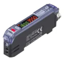 Keyence FS-V33C Digital Fiber Optic Sensor, Amplifier, M8 Conn, Main Unit, NPN