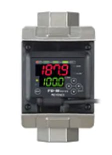 Keyence FD-M100ATP Electromagnetic Flow Sensor, Main, Portrait, 100 L/min, PNP