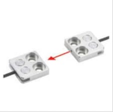 Keyence FU-38R Fiber Optic Sensor, Fiber Unit Thrubeam Type