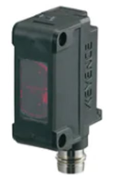 Keyence PZ-G101CP Photoelectric Sensor, Square Reflective M8 Connector Type, PNP