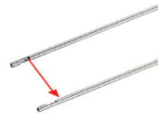 Keyence FU-34 Digital Fiber Optic Sensor, Fiber Unit Thrubeam Type