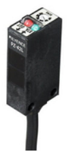 Keyence PZ-42L Photoelectric Amplifier, Square Reflective Cable Type, NPN