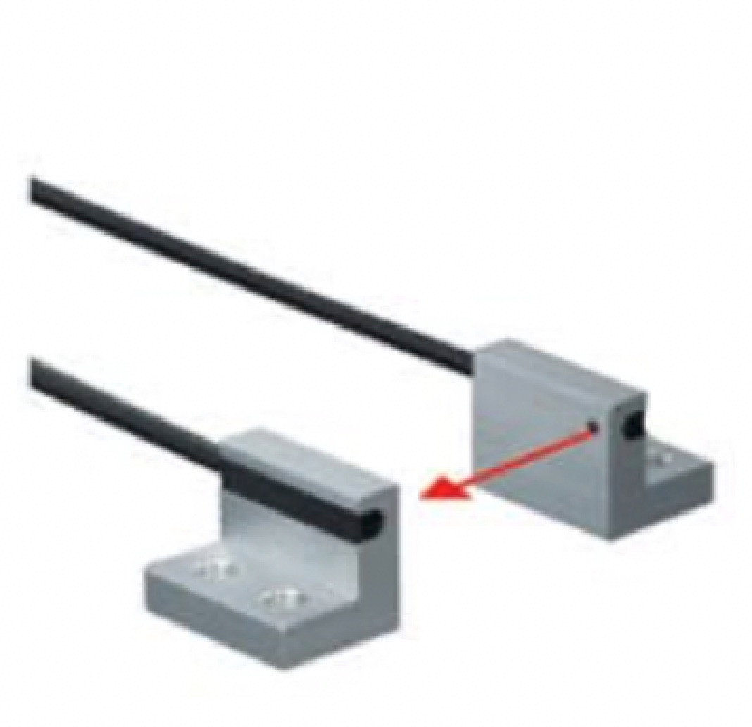 Keyence FU-L54Z Fiber Optic Sensor, Fiber Unit Thrubeam Type