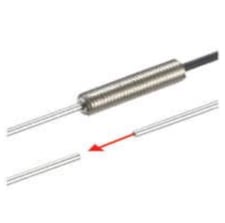 Keyence FU-75F Fiber Optic Sensor, Fiber Unit Thrubeam Type