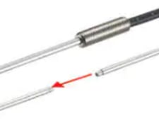 Keyence FU-73 Digital Fiber Optic Sensor, Fiber Unit Thrubeam Type