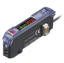 Keyence FS-V34 Digital Fiber Optic Sensor Amplifier, Cable Type, Expansion, NPN
