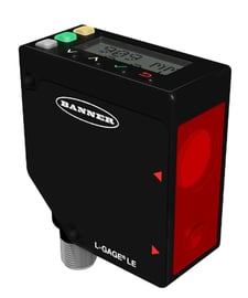Banner LE250UQ 91689 Laser Displacement Sensor, Range 100-400 mm, Input 12-30Vdc