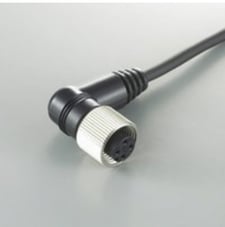 Keyence OP-75722 Photoelectric Sensors, Connector Cable M12, L-shaped, 2 m, PVC