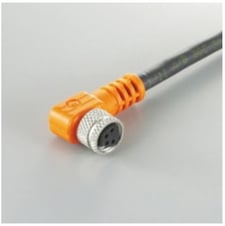 Keyence OP-85585 CMOS Laser Sensor Connector Cable, M8, L-Shaped, 10-m, PUR