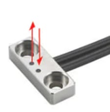 Keyence FU-42TZ Digital Fiber Optic Sensor, Reflective Fiber Unit