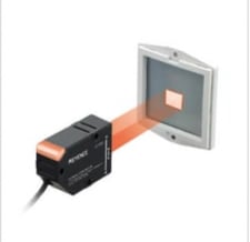 Keyence LV-S63 Multi-Purpose Digital Laser Sensor Head, Retro-Reflective
