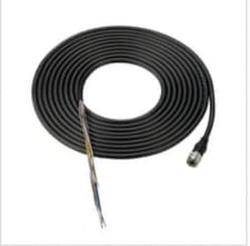Keyence OP-87629 Sensor Cable, Connector Cable, M8 Straight, 10-m, Oil-Resistant