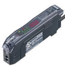 Keyence FS-N13N Digital Fiber Optic Sensor, Amplifier, Cable Type, Main Unt, NPN