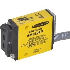 Banner Engineering SM312FP 25916 Mini-Beam Plastic Fiber Optic Sensor Amplifier