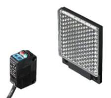 Keyence PZ2-62 Photoelectric Sensor, Square Retro-Reflective Cable Type, NPN