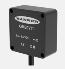 Banner QM30VT1 806275Vibration and Temperature Sensor, 1-Wire Serial Interface