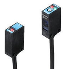 Keyence PZ-51LR Built-In Amplifier Photoelectric Sensor, PZ Series, For PZ-51L