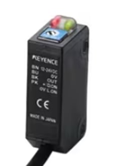 Keyence PZ-M15 Photoelectric Sensor, Square Reflective Cable Type, NPN