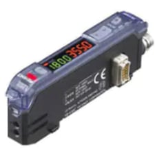 Keyence FS-V34CP Fiber Optic Sensor, Amplifier, M8 Conn, Expansion Unit, PNP