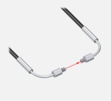 Banner PIAT26U 28235 Plastic Fiber Sensor, Opposed Mode, Core Dia 0.5 mm