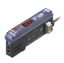 Keyence FS-V12 Fiber Sensor Amplifier, Cable Type, Expansion Unit, NPN