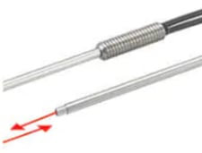 Keyence FU-63Z Digital Fiber Optic Sensor, Reflective Fiber Unit