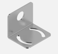 Banner SMB700 16640 Sensor Bracket Right Angle Mounting, Material 11 Gauge SS