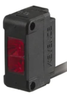Keyence PZ-G42EP Photoelectric Sensor, Square Reflective M12 Connector Type, PNP