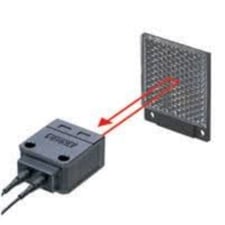 Keyence FU-15 Digital Fiber Optic Sensor, Retro-Reflective Fiber Unit