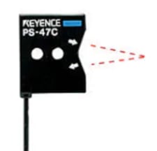 Keyence PS-47 Photoelectric Sensor, Reflective, General-Purpose Type, Small Spot