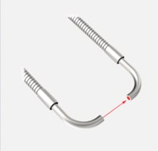 Banner IA23S 17299 Opposed Mode Sensor Individual Glass Fiber 36 long, 0.125 dia