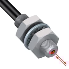 Banner PBT26UHF 61208 Plastic Fiber Sensor, Diffuse Reflective, Core Dia 0.5 mm