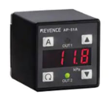 Keyence AP-53 Compact Pressure Sensor, Main Unit, Positive-Pres Type, 1 Mpa, NPN