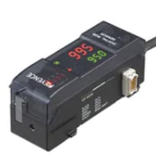 Keyence CZ-V22A RGB Digital Fiberoptic Sensor, Amplifier Unit, Expansion, NPN