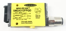Banner SM2A312FPQD 26844 Mini-Beam Plastic Fiber Optic Sensor, Range Depends
