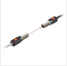 Keyence LV-S71 Multi-Purpose Digital Laser Sensor Head, Spot Thrubeam, Small Std