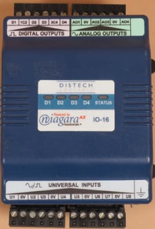 Distech CDIDI-IO16XX-00 EC-NetAX IO-16 16 Point I/O Expansion Module 8UI 4RO 4AO