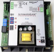Automated Logic U220 Versatile Unitary Controller for Fan Coils Lighting Etc