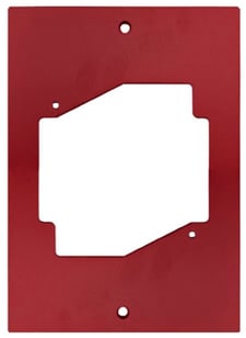 Simplex Grinnell 4905-9931 742-301 TrueAlert SmartSync Adapter Plate, Red